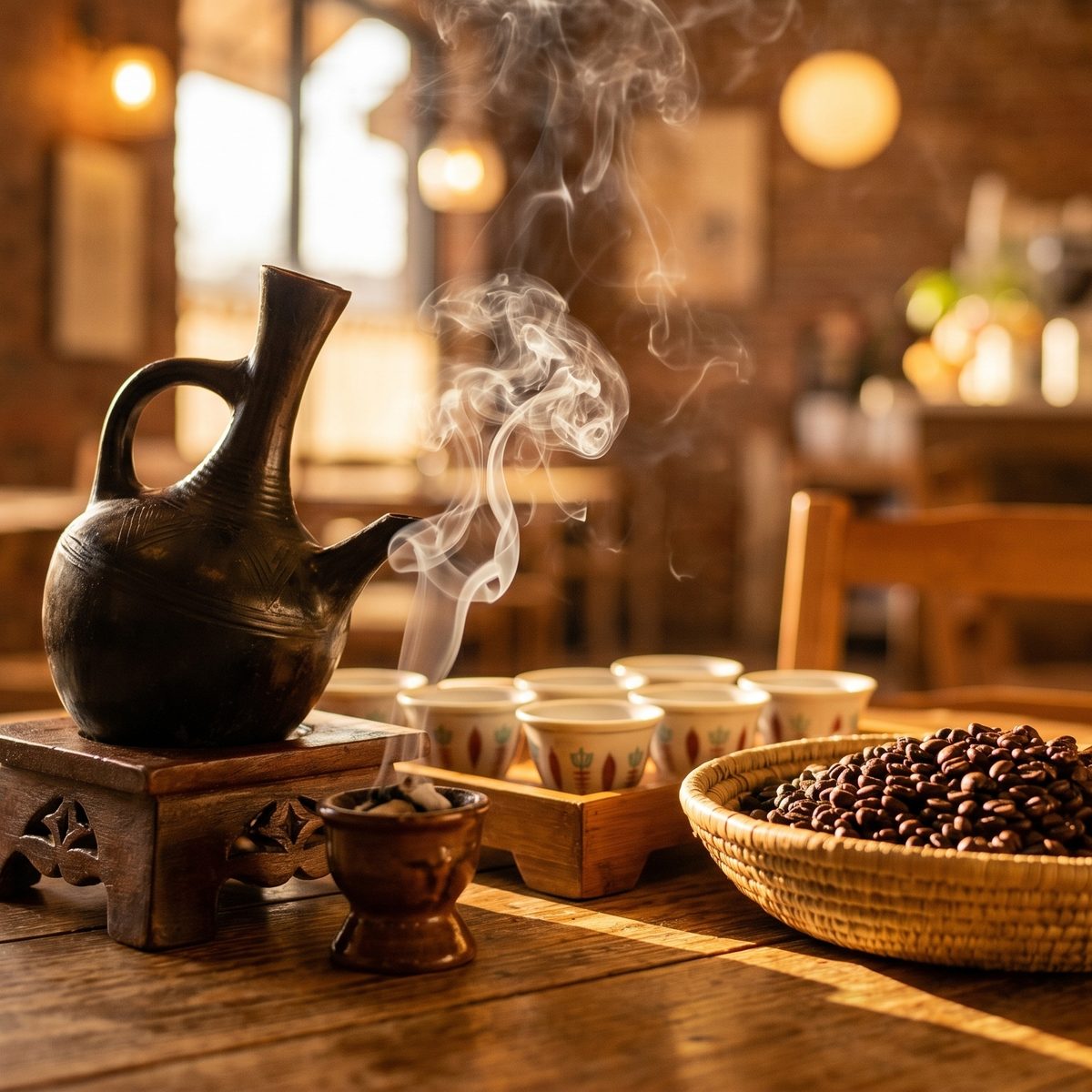 The Ethiopian Coffee Ceremony