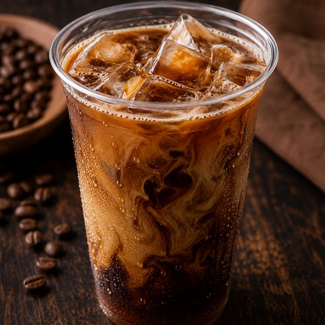 Iced Ethiopian Coffee.